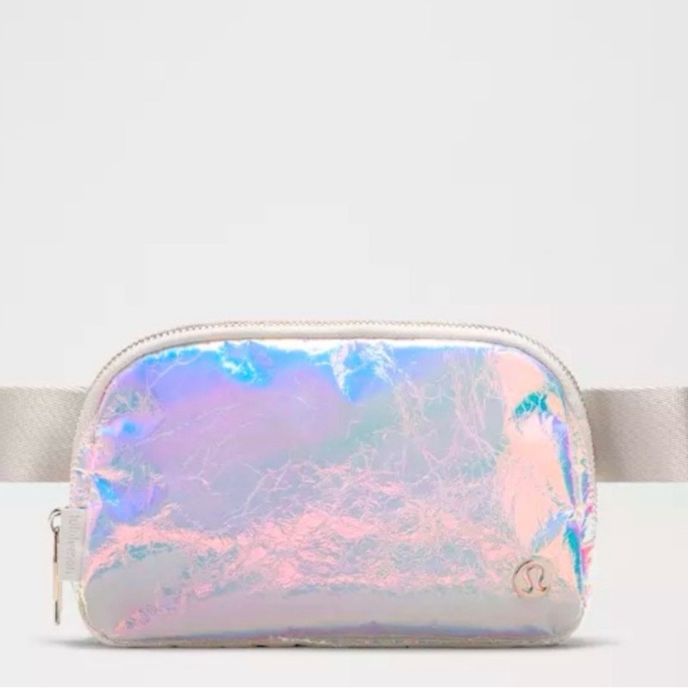 Lululemon Silver Belt Bag